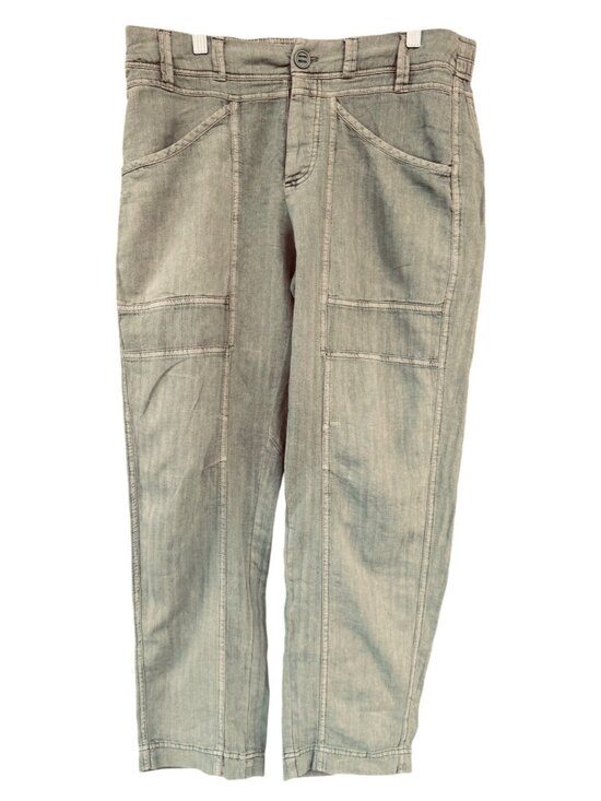 Free People Women’s Big Hit Slouch Pant Oil Green Size Medium - Picture 5 of 14